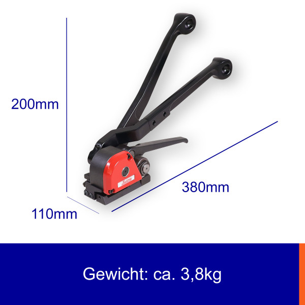 BO-7 | Stahlbandumreifungsgerät | ohne Verschlusshülsen