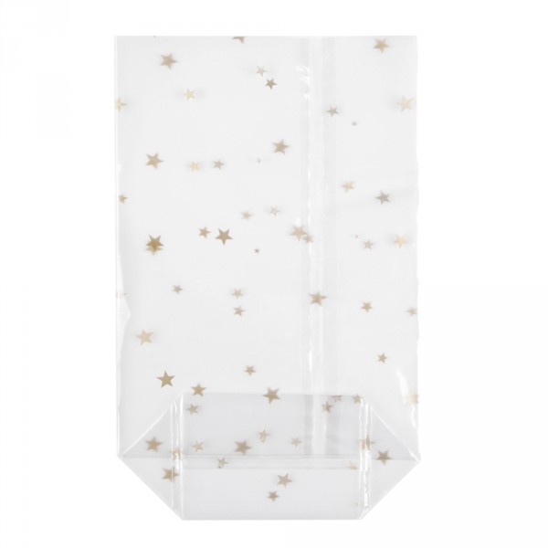 OPP-Kreuzbodenbeutel 145x235mm * Stärke: 30µm