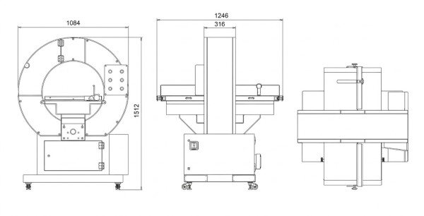 Horizontaler Ringwickler HRW-201 Orbit (halbautomatisch)