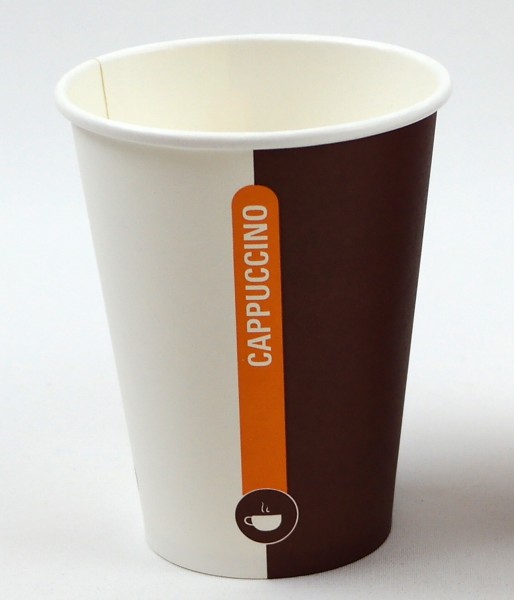 Kaffeebecher einwandig Pappe | bedruckt | 300ml | 100er Pack