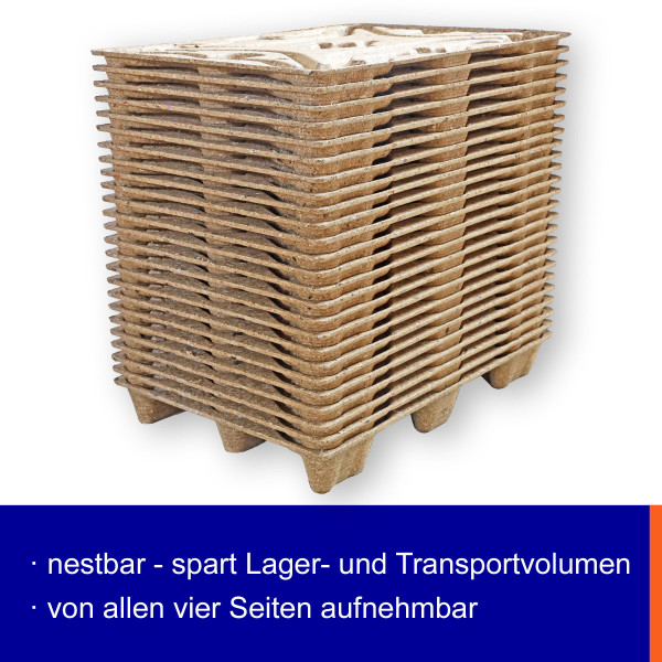 Inka-Palette 120×80cm F8 LF 4 | Pressholzpalette