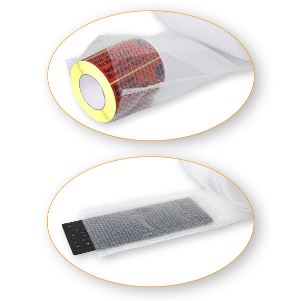 LDPE-Luftpolsterfolie Schlauch 250mm×50m | 80µm | kleingenoppt