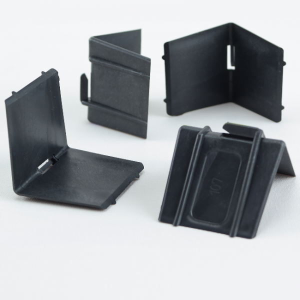 Kunststoffkantenschutz * ohne Dorn mit Banddurchführung starke Ausführung