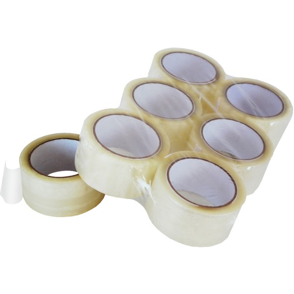 Klebeband 28µm | 50mm × 66m | Acrylat | transparent | PACKBAND