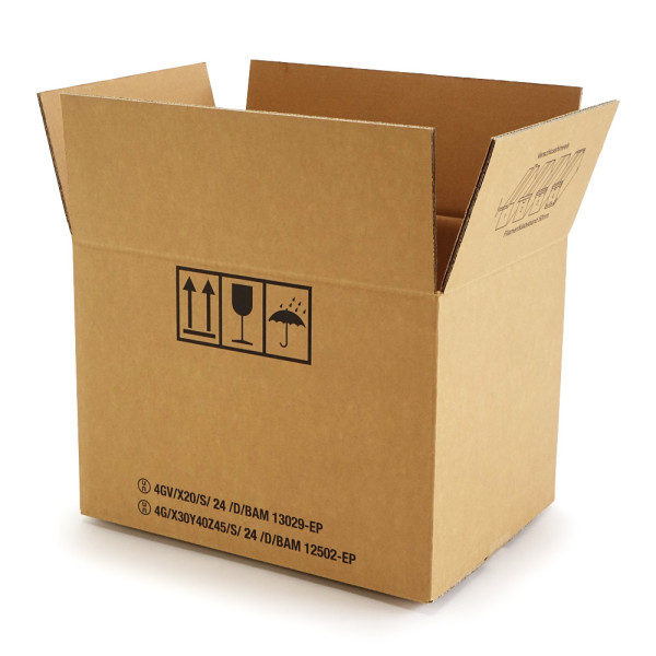 430x310x300mm zweiwellige Kartonagen | Gefahrgutverpackung