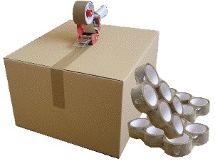 KLEBEBAND * PAKETKLEBEBAND * PACKBAND havana