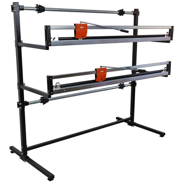 Schwerlast Schneidständer - Abrollständer mit 2 Schneideinheiten und 2 Achsen