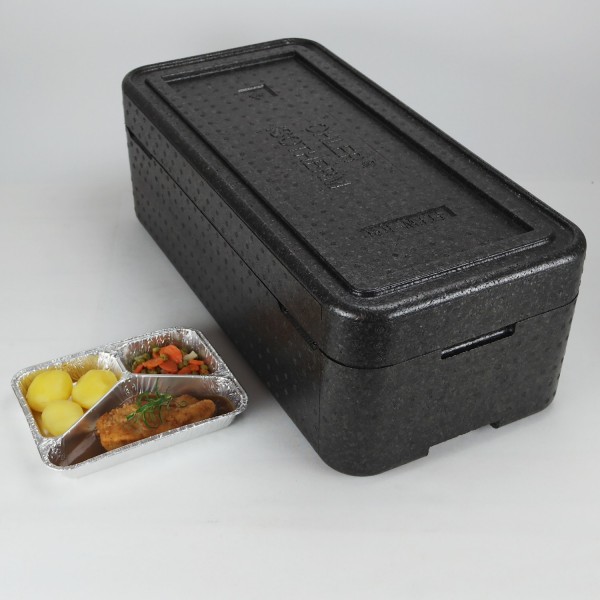 Transportbehälter PIT 15 anthrazit - für 15 Menüschalen