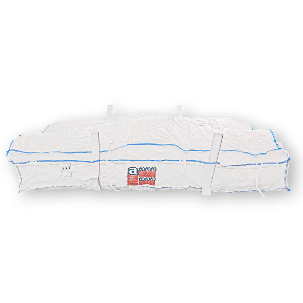 Big Bag 260×125×32cm | mit 4 Schürzenklappen und flachem Boden