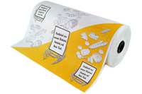 Bedrucktes Einschlagpapier