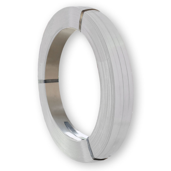 19×0,63mm | Packenwicklung | zinkstaublackiert | Verpackungsstahlband