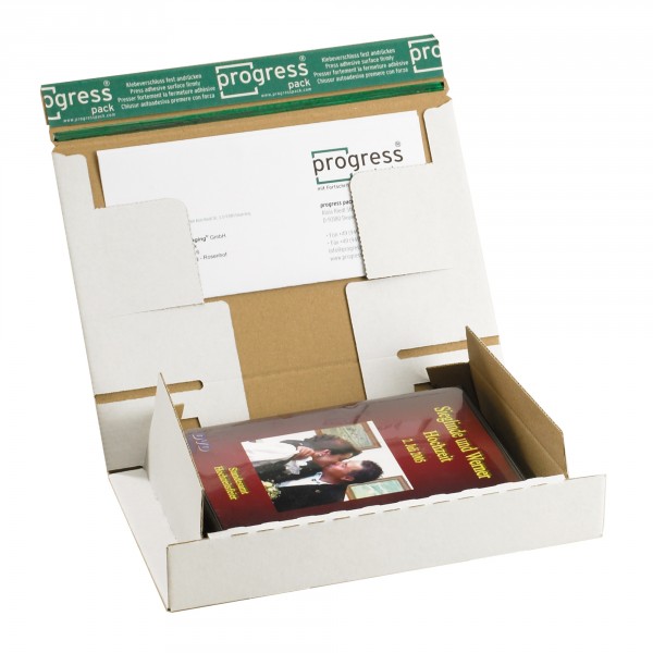 Post-Versandkarton DIN A4 weiß * Groß- und Maxibrief Format 345 x 225mm