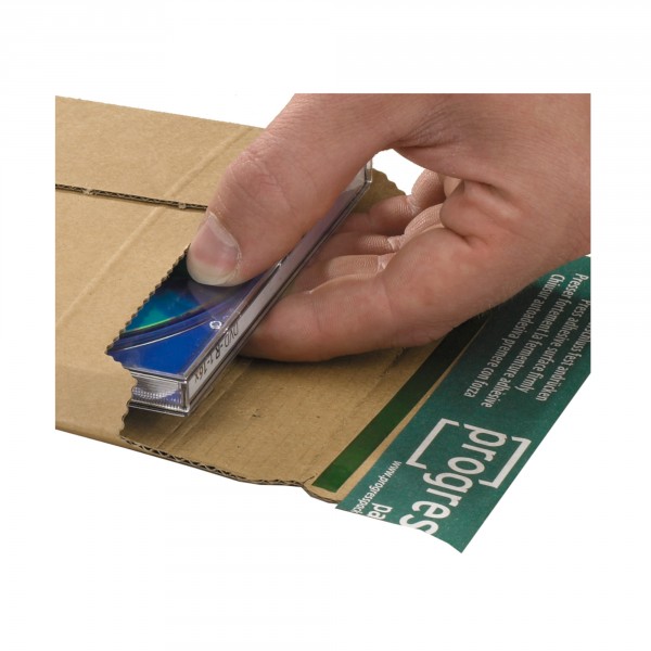 Disk-Pack aus extrem stabiler Wellpappe | braun