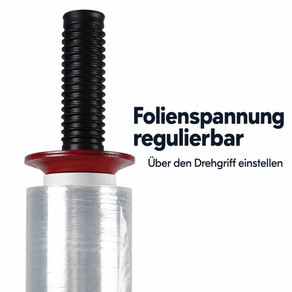 ANGEBOT - 12 Rollen Handstretchfolie - transparent (20µm) + 1 Stretchfolienabroller