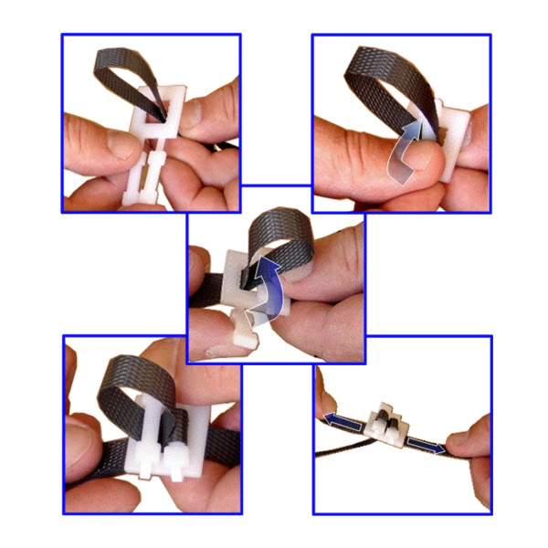 KUNSTSTOFFSCHNALLEN für Umreifung