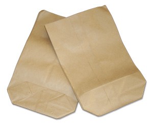 Bodenbeutel Kraftpapier 19x30cm