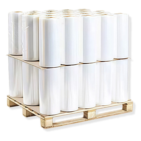 Maschinenstretchfolie * transparent * 17-34µm * Power-Folie Dehnung: 170% | Palettenabnahme