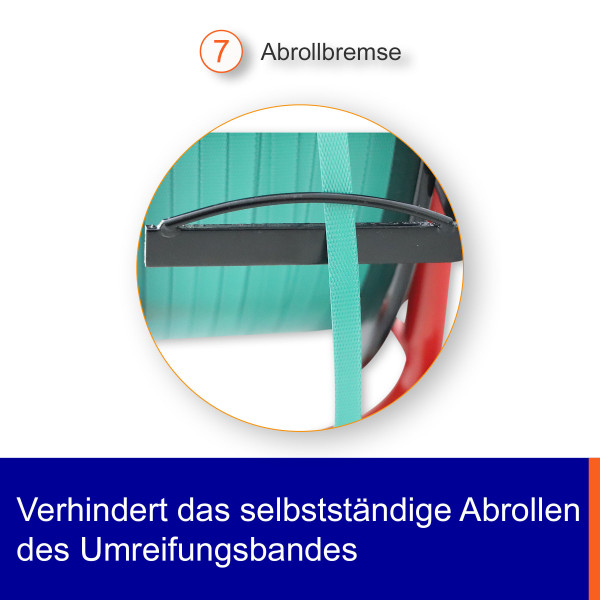 Abrollwagen für PP / PET - Band Rollen