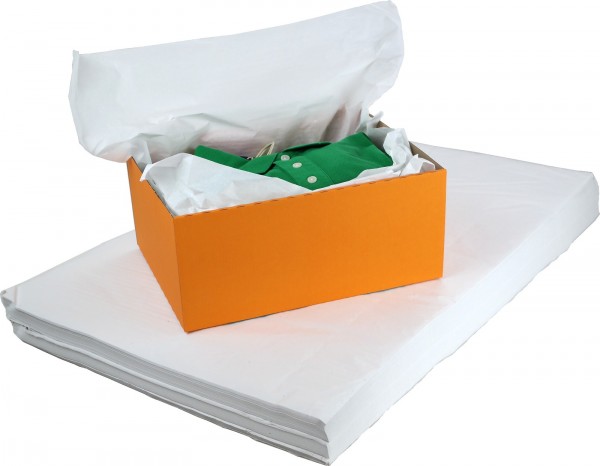 Packseide 50x75cm | weiß | 25g/m² | 12,5kg - Pack