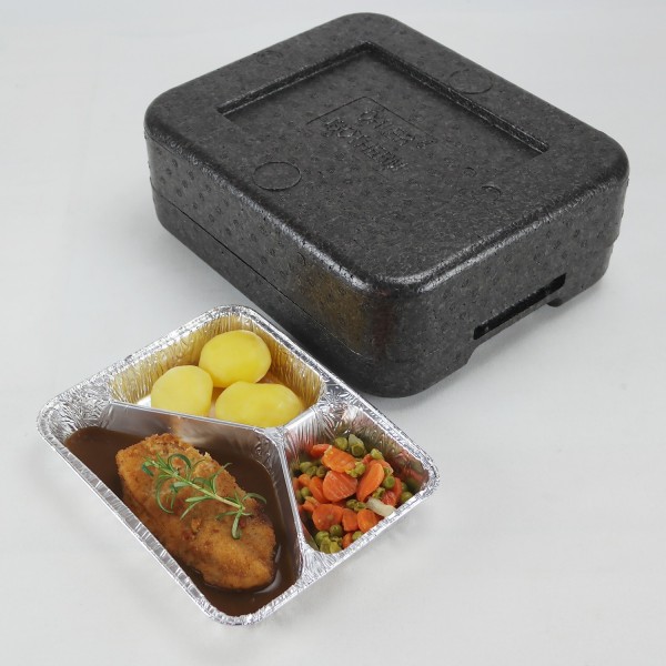 Transportbehälter PIT 1 anthrazit - für 1 Menüschale