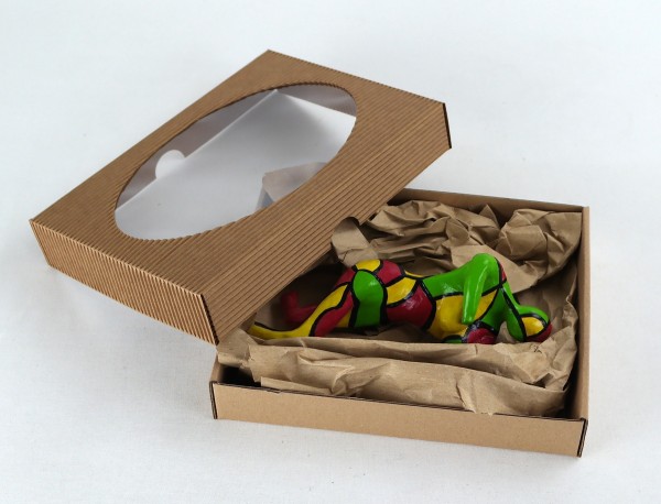 200x150x35mm | Geschenkschachtel mit Deckel und Kunststoffsichtfenster | 2-tlg.