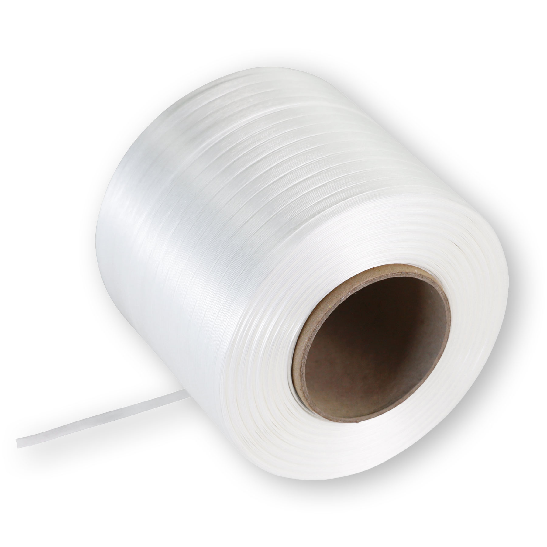 Produktbild von 2 Rollen Polyester Kraftband HotMelt – 16 Mm Breit, 450 Kg Bruchlast, 850 M Länge – Für Ladungssicherung, Holz- & Ballenpressenband – Wetterfest, Nicht Abrasiv, Mit Rechnung