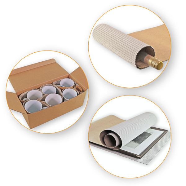 Rollenwellpappe Stark | Breite: 40cm | Länge: 70m