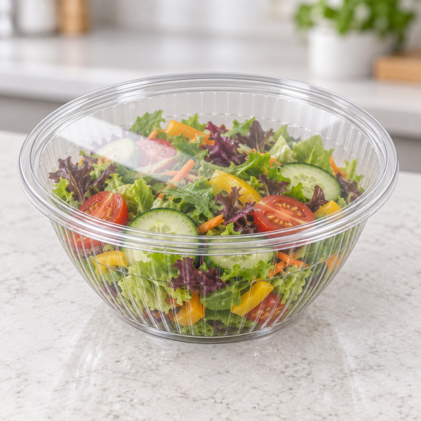 Salatschale klar 600ml mit Deckel
