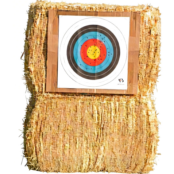 Großer Holzwolle - Bogenballen | 85-99kg | Holzwolleballen, Pfeilstopper, Pfeil, Schiesswände