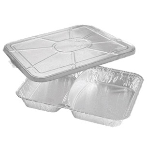 Alumenüschale 2-geteilt 100er * 39mm tief