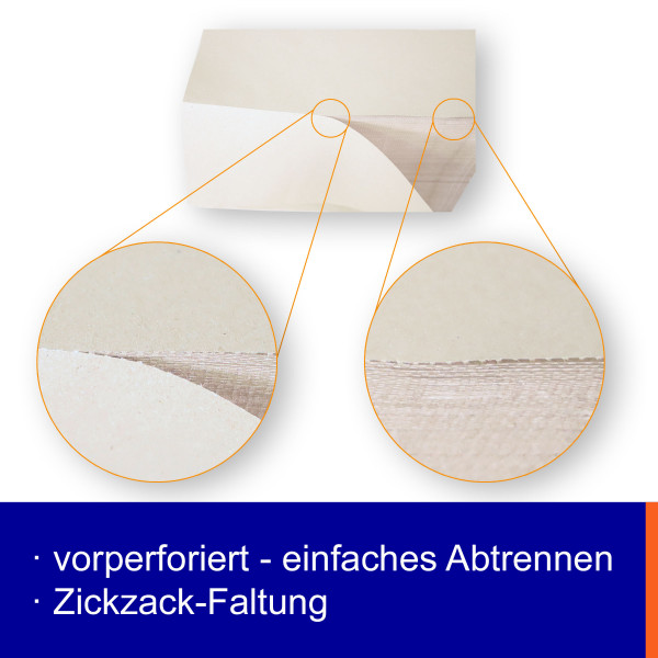 Papierpolster im Pack 38,1cm×360m | 70gr | braun | perforiert und gefalten