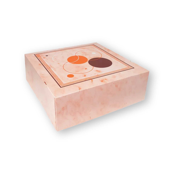 Tortenkarton 320x320x110mm 1-teilig | orange