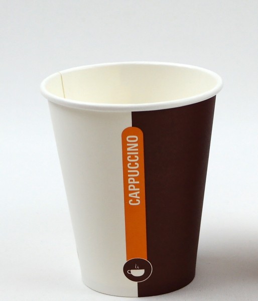 Kaffeebecher einwandig Pappe | bedruckt | 200ml | 100er Pack