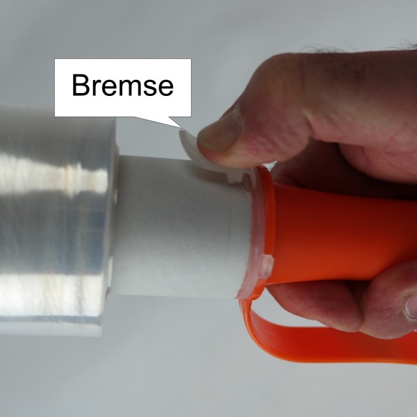 Abroller für Mini-Stretchfolie | mit Bremse
