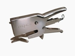 Verpackungsheftzange mit Schlaufenamboss