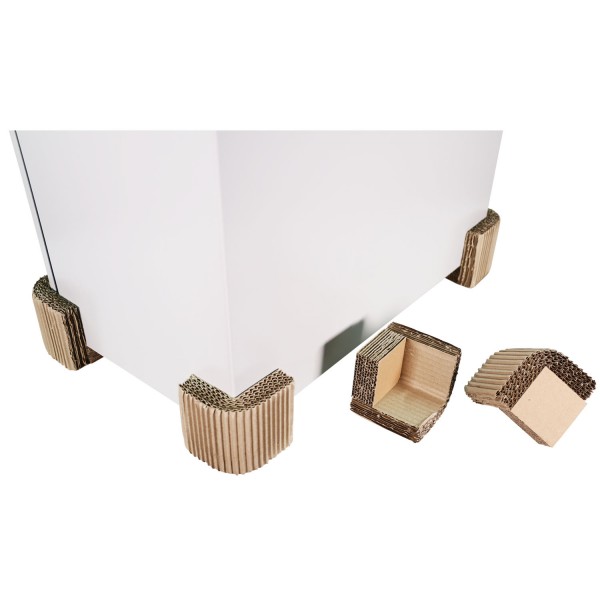 Wellpapppolster Ecken