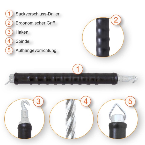 Sackverschluss-Driller