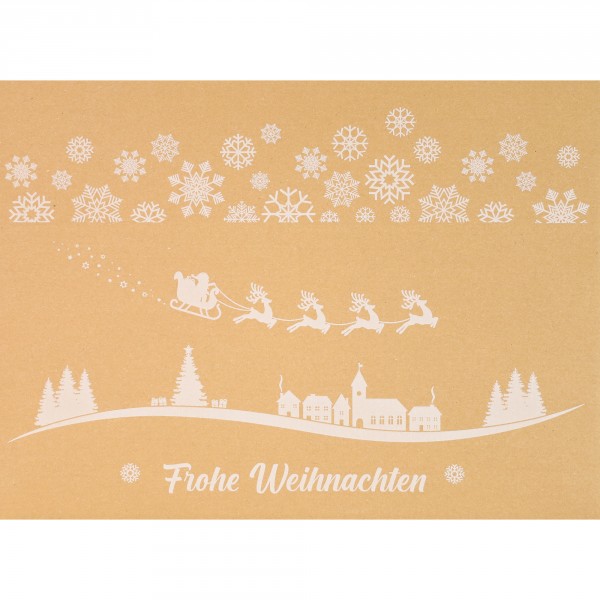 Geschenk- und Stollenkarton "Frohe Weihnachten" | 380×175×80mm
