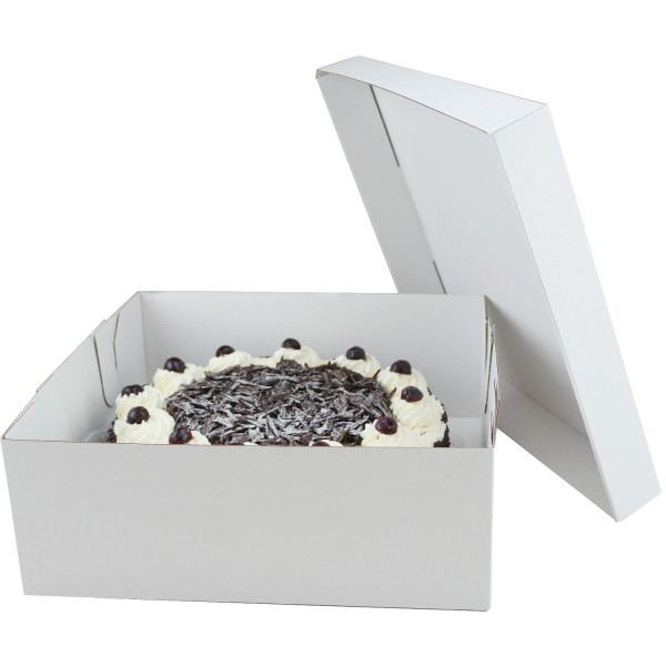 Tortenkarton 320x320x120mm 2-teilig