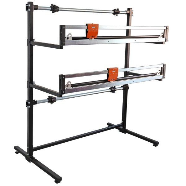 Schwerlast Schneidständer - Abrollständer mit 2 Schneideinheiten und 2 Achsen