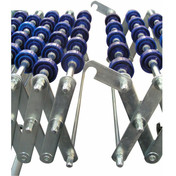 Scherenröllchenbahn mit Kunstoffröllchen