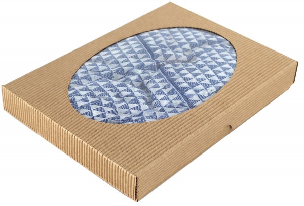 250x180x35mm | Geschenkschachtel mit Deckel und Kunststoffsichtfenster | 2-tlg.