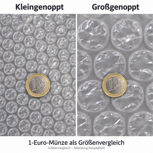Luftpolsterfolie Breite: 100cm | Rolle á 100m | extra stark: 80µm