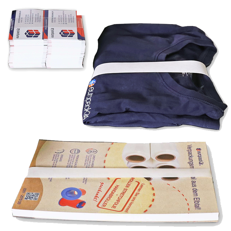 Beispiel: Banderolieren mit Papier- oder Folienbanderole