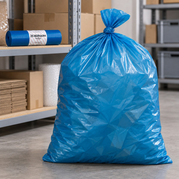 Müllsack 120l 70x110cm blau