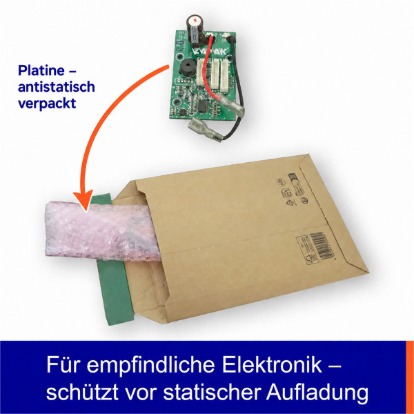 Luftpolsterfolie Breite: 50cm | Rolle á 100m | antistatisch