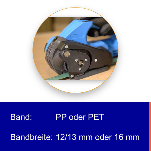 PP / PET Akku - Spann- und Verschlussgerät TA260 / ITA EVO 13-16