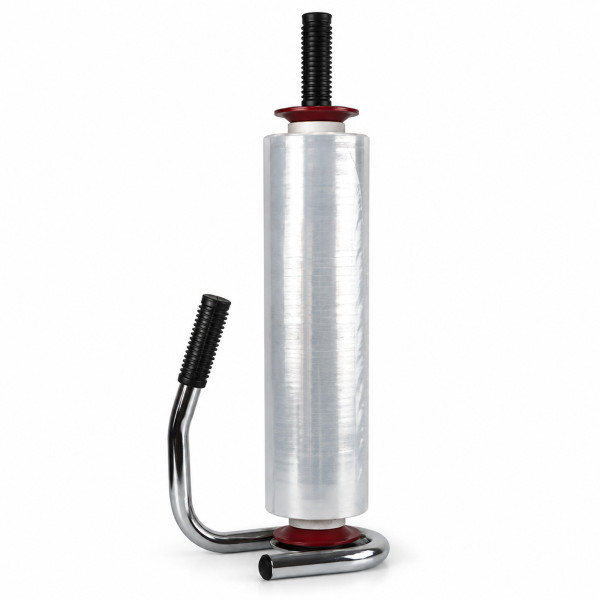 ANGEBOT - 12 Rollen Handstretchfolie - transparent (20µm) + 1 Stretchfolienabroller