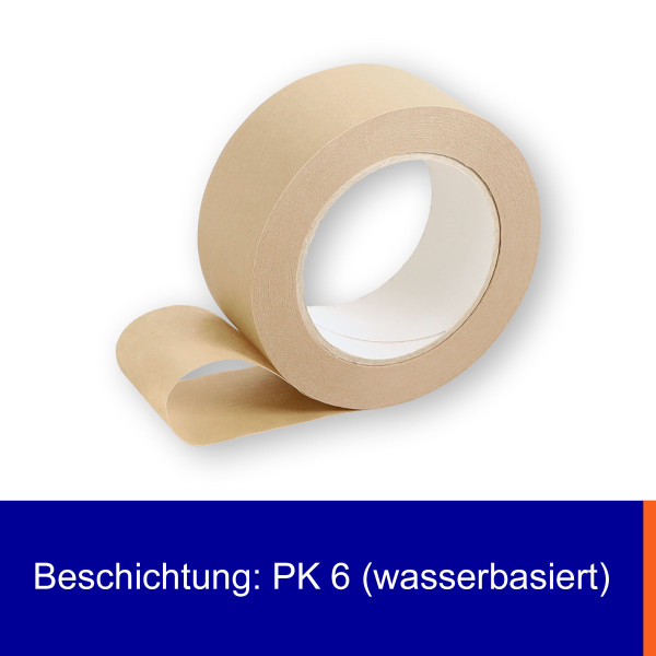 Papier-Packband | 48mm×50m | 115/145µm | braun