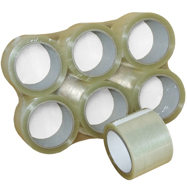 Klebeband 28µm | 75mm × 66m | Acrylat | transparent | PACKBAND